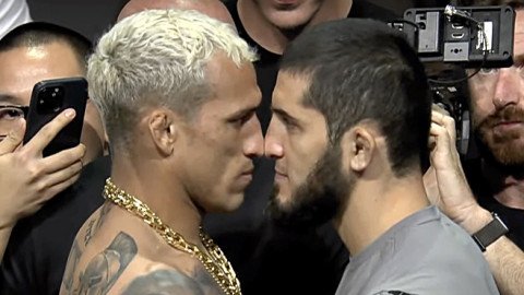 UFC 280 Ceremonial Weigh-in Video: Intense Face-offs
