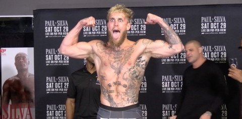 Jake Paul vs. Anderson Silva Officially Weigh-in | Video