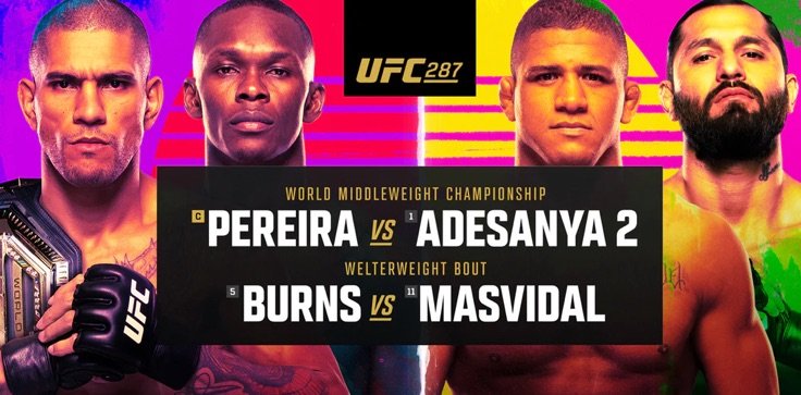 UFC 287 Live Weigh-In Results and Video