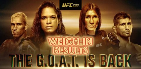 UFC 289 Weigh-In Results and Live Video
