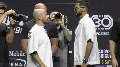 UFC 290 Pre-fight Press Conference Face-Off Video