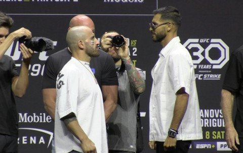 UFC 290 Pre-fight Press Conference Face-Off Video