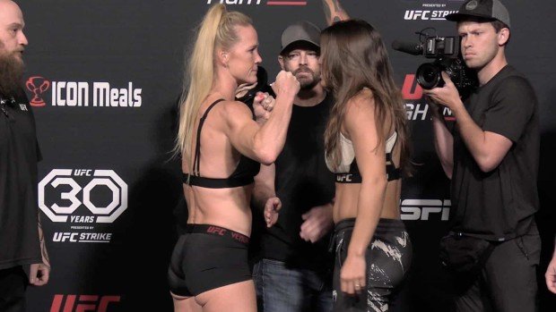 UFC Vegas 77: Holm vs. Bueno Silva Face-Offs Video