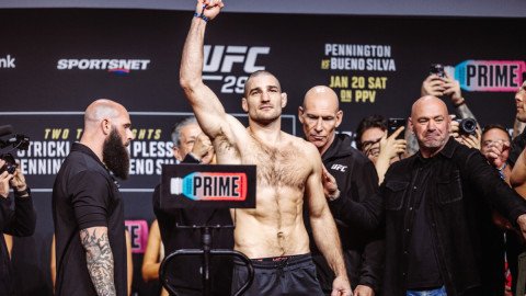 UFC 297 Ceremonial Weigh-In Photo Gallery | Strickland vs Du Plessis