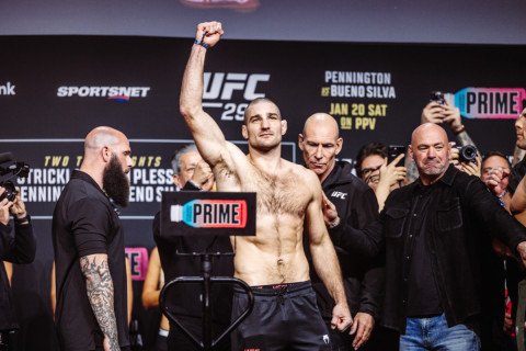 UFC 297 Ceremonial Weigh-In Photo Gallery | Strickland vs Du Plessis