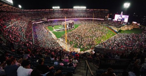 Harvest Crusade’s Gospel Message Attracts 50,000 to Angel Stadium and 5,000 Commit to Christ