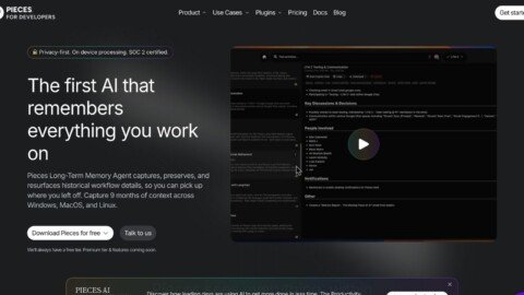 Pieces: AI copilot for productivity