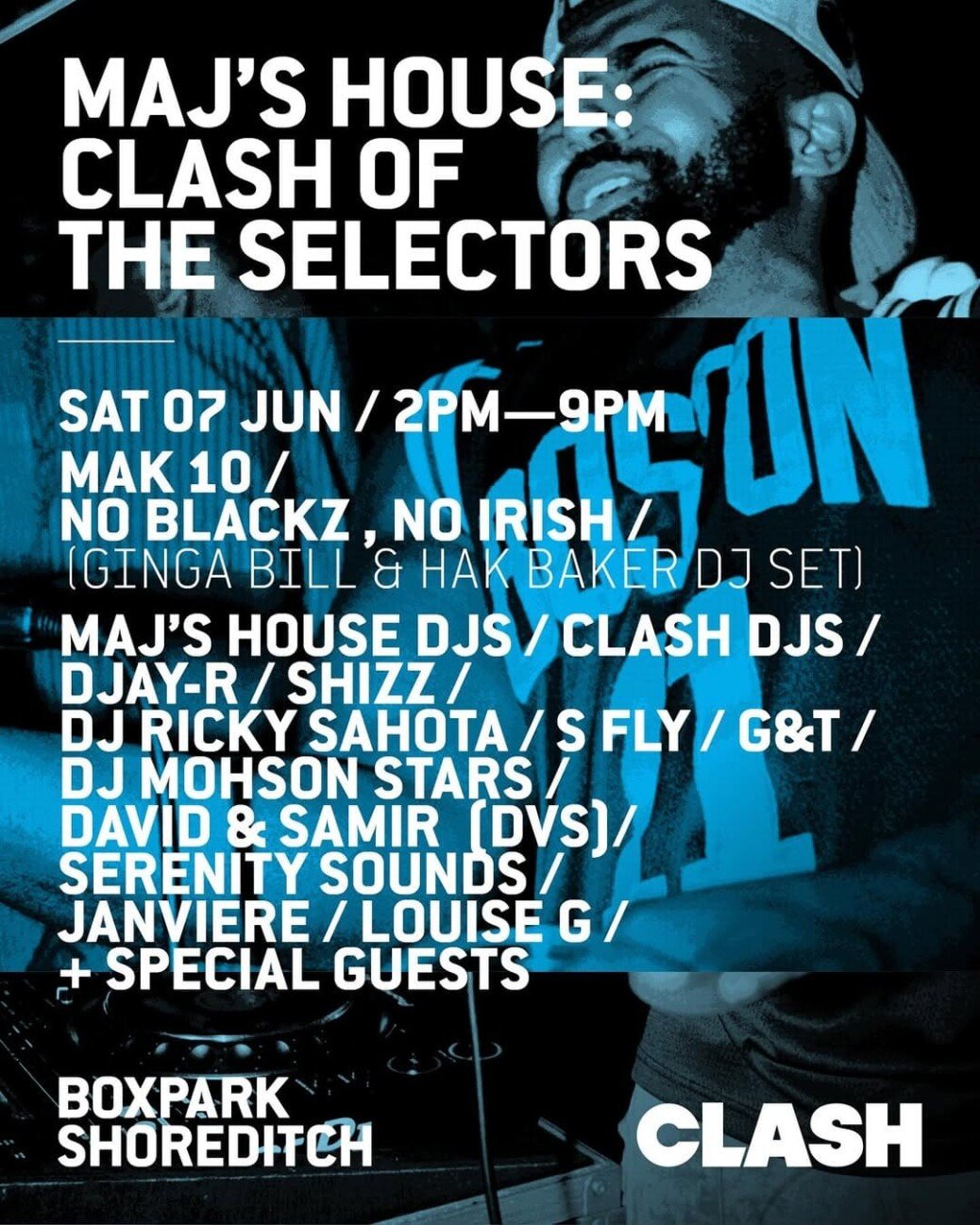 Clash Of The Selectors At BOXPARK Shoreditch This Saturday