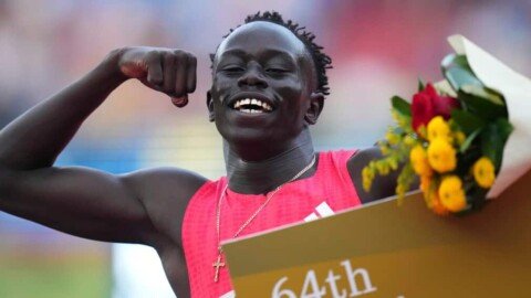 Australian sprint superstar Gout Gout breaks his own national 200m record