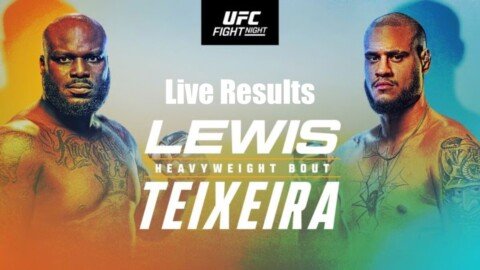 UFC Nashville: Lewis vs. Teixeira Live Results