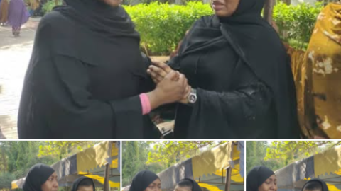 Buhari’s Daughter Break Down In Tears As She Arrives Daura For Late Father’s Burial
