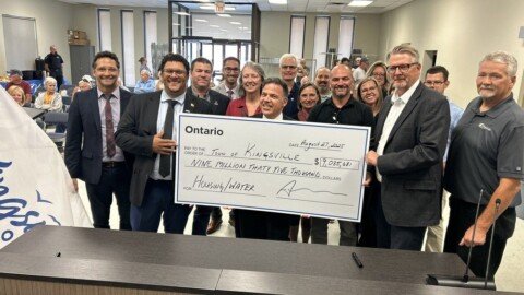 $9-million provincial grant to provide water for 3,000 more homes in Kingsville
