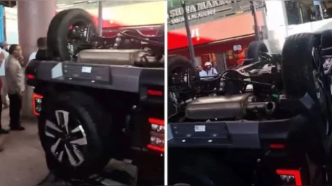 ‘Lemon Ritual’ Gone Wrong: New Thar Crashes From 1st Floor In Delhi Showroom, Video Viral