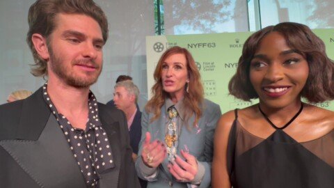 Julia Roberts blushes as co-stars Andrew Garfield, Ayo Edebiri confirm fun fact about Oscar winner