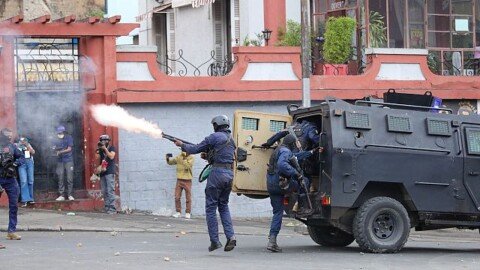 Madagascar president holds talks despite protesters’ boycott
