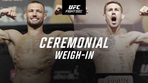 UFC Vancouver Ceremonial Weigh-In Video