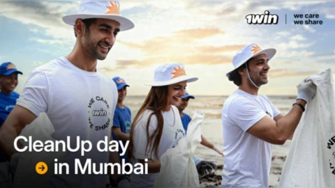 1win Cleanup Day: 2 Tons Of Waste Collected In Vasai Region