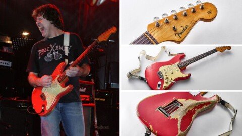 “I’ve picked up others… they were like a piece of plywood. But not this one”: Gary Moore’s iconic red Stratocaster sells at auction for more than $330,000